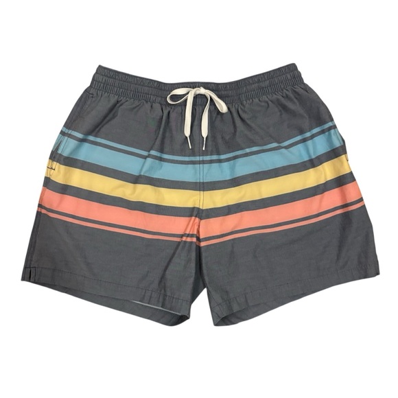 Chubbies Men's Large 5.5" Inseam Striped Drawstring Swim Trunks Swimwear - Picture 1 of 9
